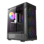 Caja Antec VX-310 ATX 4 Ventiladores ARGB Negra Reacondicionado