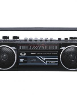 Trevi RR 501 BT / Radio Grabadora USB SD Bluetooth Cassette Negro