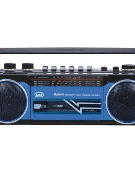 Radio GrabadoraTrevi USB SD Bluetooth Cassette RR 501 BT Azul