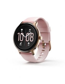 Hama Fit Watch 4910 Reloj smartwatch 1.09' LCD 45 mm Digital táctil Oro rosa GPS (satélite)