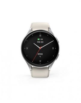 Hama 8900 Reloj Smartwatch Plata/Beige