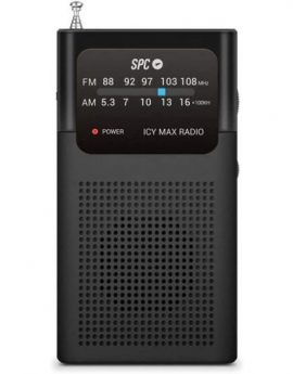 Radio Portátil SPC ICY Max/ Negra