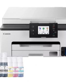 Multifunción Recargable Canon MAXIFY GX1050 MegaTank 3 en 1 WiFi/ Dúplex/ Pack impresora + consumibles XL/ Blanca
