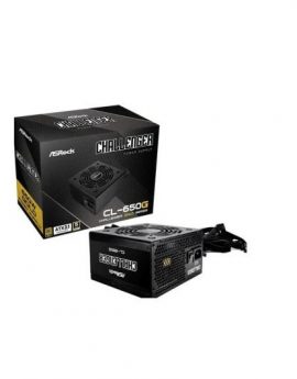 Fuente de Alimentación Asrock CL-650G 650W 80+ Gold Challenger Negro Protecciones avanzadas