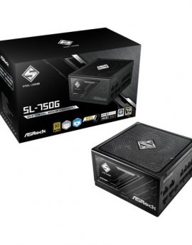 Asrock SL-1000G Steel Legend Fuente de alimentación 1000W 80 Plus Gold 20+4 pin ATX Negro