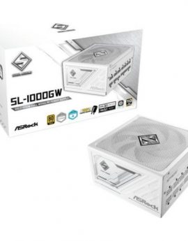 Fuente de Alimentación Asrock SL-1000GW 1000W Certificación 80+ Gold Steel Legend Blanca Diseño ATX