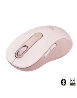 Logitech Signature M650 tamaño L Ratón mano derecha RF Wireless + Bluetooth Óptico 4000 DPI Rosa