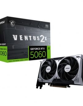 MSI GeForce RTX 5060 VENTUS 2X OC 8GB GDDR7 Reflex 2 RTX AI DLSS4