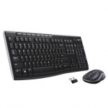 Logitech MK270 Combo Teclado + Ratón Inalámbricos - Inglés USA