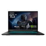 Gigabyte Gaming A16 3VHK3PT894SD AMD Ryzen 7 260 16' WUXGA 16GB 1TB SSD RTX5060 sin S.O. Negro
