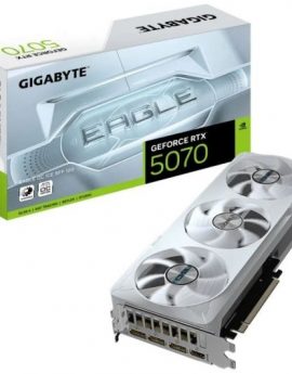 Tarjeta Gráfica Gigabyte GeForce RTX 5070 EAGLE OC ICE SFF/ 12GB GDDR7