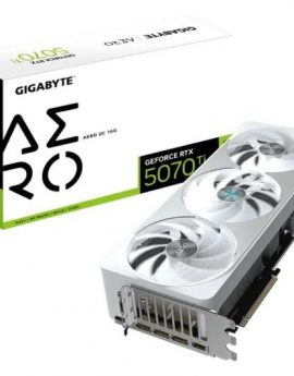 Tarjeta Gráfica Gigabyte GeForce RTX 5070Ti AERO OC 16G/ 16GB GDDR7