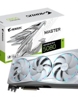 Tarjeta Gráfica Gigabyte AORUS GeForce RTX 5080 MASTER ICE 16G/ 16GB GDDR7