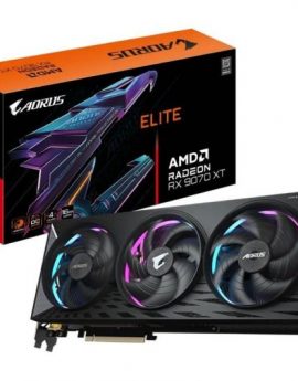 Tarjeta Gráfica Gigabyte AORUS Radeon RX 9070 XT Elite/ 16GB GDDR6