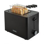 Bourgini 140402 Tostadora con accesorios sandwich Negro