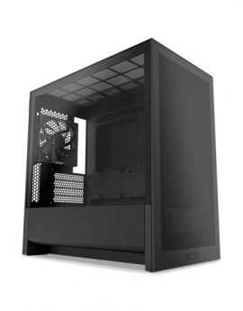 Caja NZXT H3 Flow 2025 micro-ATX Midi Tower Negro