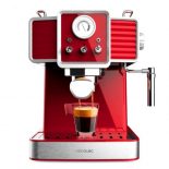 Cecotec Power Espresso 20 Tradizionale Light Red - Cafetera para Expreso y Cappuccino 20 Bares