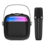 Cool Mini Karaoke Altavoz Bluetooth con Karaoke 6W + Micrófono Negro