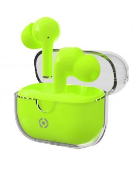 Celly CLEAR Auriculares True Wireless Stereo In-ear Llamadas/Música USB-C Bluetooth Verde