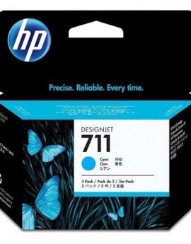 Cartucho de Tinta Original HP nº711 Multipack/ Azul