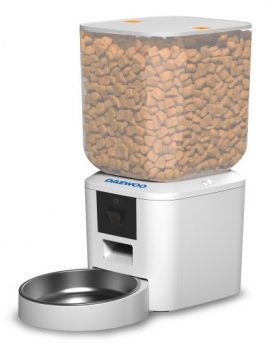 Daewoo D-QQ029-7L Dispensador Automático Alimentos 7L Inox Blanco con Camara y control APP