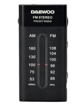 Radio Portátil Daewoo DW1109/ Negra