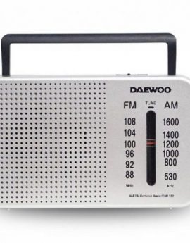 Radio Portátil Daewoo DW1122/ Plata