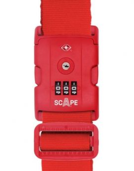 Correa para Maleta con Combinación Scape Travel E0121/ Roja