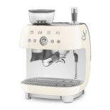 Smeg EGF03CREU Cafetera Espresso Manual 2.4L 20bar con molinillo integrado Crema