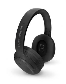 Auriculares Bluetooth Energy Sistem Rizz Negros / 50h Bateria/ Carga Rapida/ Multidispositivo