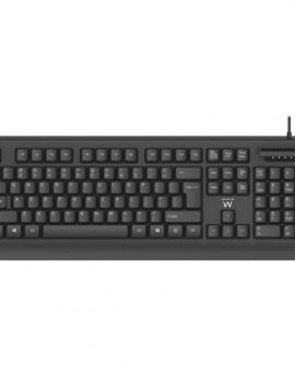 Ewent EW3286 Teclado USB Con Lector DNI Negro