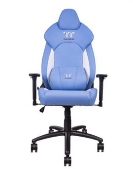 Thermaltake GGC-VCO-LWLWDS-01 V-Comfort Silla Gaming Azul/Blanca