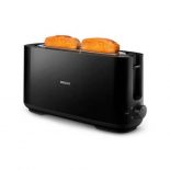 Tostadora Philips Daily Collection HD2590 Negro 1030W / 8 niveles / 2 ranuras largas / bandeja migas