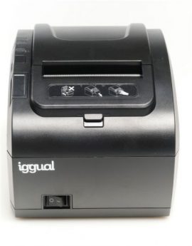 iggual TP8002 Impresora Térmica USB+RS232+Ethernet Negro
