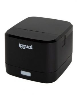 iggual TP EASY 58 Impresora térmica tickets USB+RJ Negro