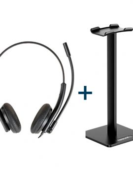 iggual Kit auriculares ENC3030 + soporte SA22