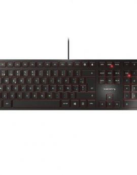 Cherry KC 6000 Slim Teclado ultraplano USB Negro