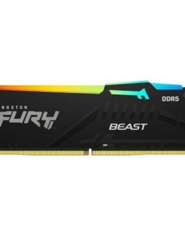 Memoria RAM Kingston FURY Beast RGB 8GB/ DDR5/ 5600MHz/ 1.25V/ CL40/ DIMM