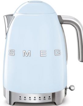 Smeg KLF04PBEU Hervidor eléctrico de Temperatura Variable 1.7L 2400W Azul Pastel