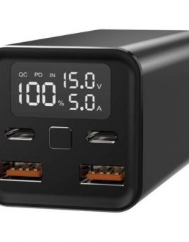 Batería Externa/Powerbank Leotec PowerBank 20000mAh PD / 65W/ Compatible con Portátiles
