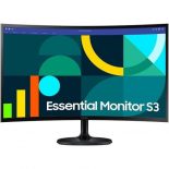 Monitor Profesional Samsung Essential Monitor S3 S36GD S24D302GAU/ 27'/ Full HD/ Negro