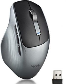 Ratón Inalámbrico NGS Lush-RB/ Hasta 1600 DPI