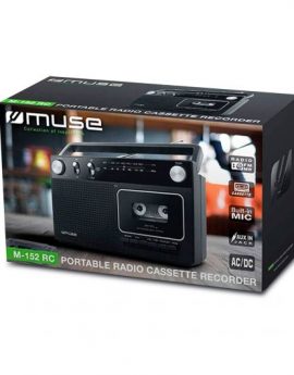 Muse M152R Negro / Radio Cassette Portátil
