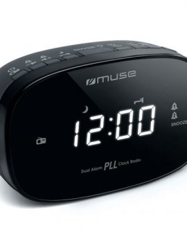 Muse M-155 CR Negro / Radio Despertador