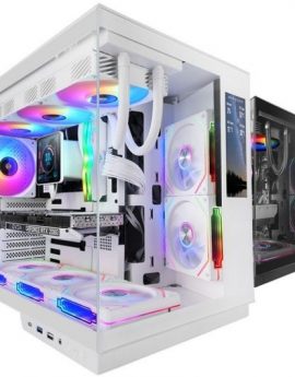 Caja Gaming Semitorre Mars Gaming MC-MIRAGE/ Blanca