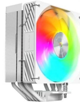 Ventilador con Disipador Mars Gaming MCPU-X5ARGB/ 12cm/ Blanco