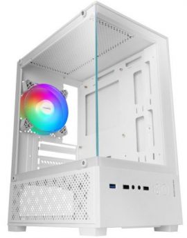 Caja Gaming Minitorre Mars Gaming MC-SE2/ Blanca