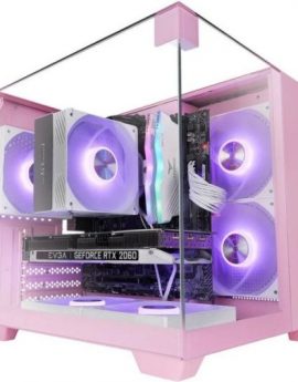 Caja Gaming Semitorre Mars Gaming MC-VISIONM/ Rosa