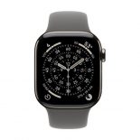 Apple Watch Series 11/ GPS/ Cellular/ 42mm/ Titanio Natural/ Correa Deportiva Negra (M/L)
