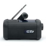 Muse MH-08MB Negro / Radio Portátil Solar